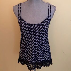 American Eagle navy tank top size small